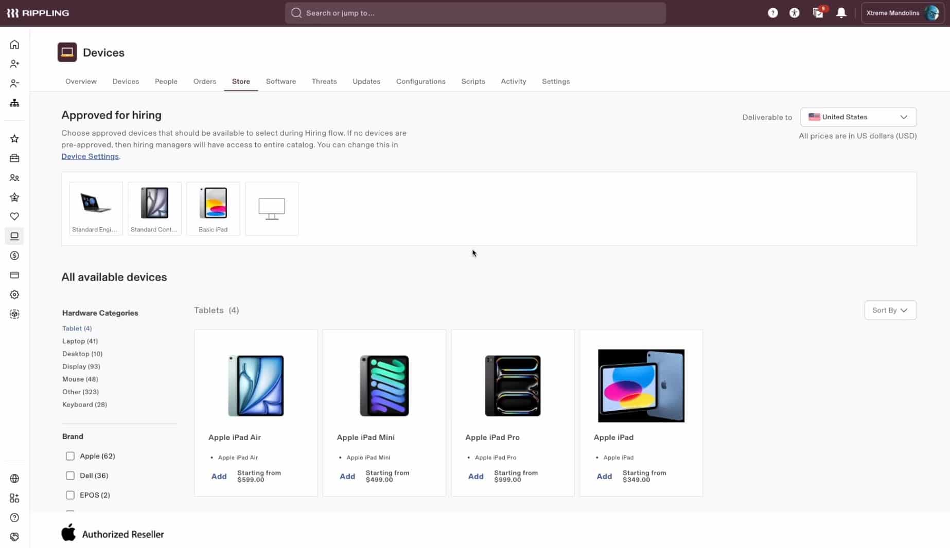 Rippling Devices Store