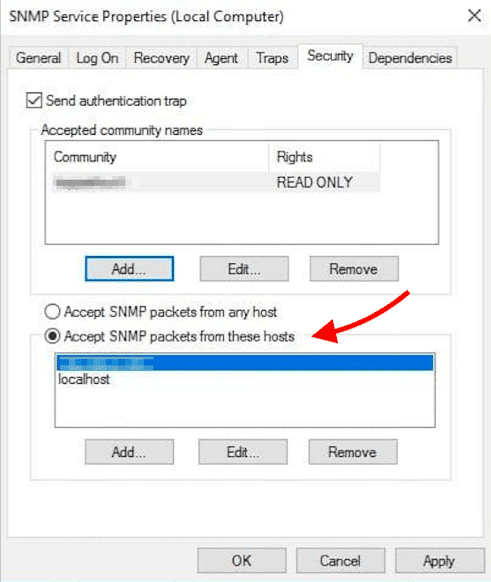 SNMP IP Address