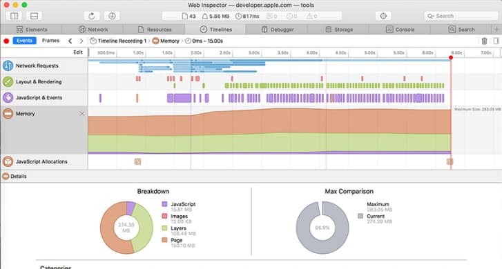 Safari Developer Menu