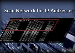 Scan Network for IP Addresses