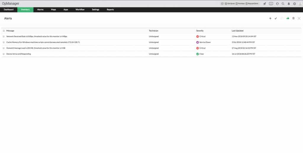 Server Management Dashboard