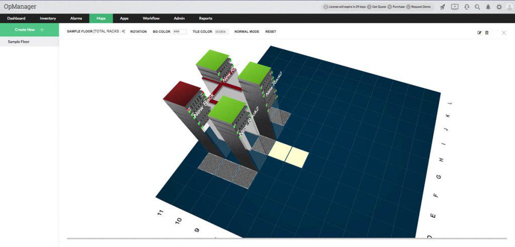 Data center network mapping