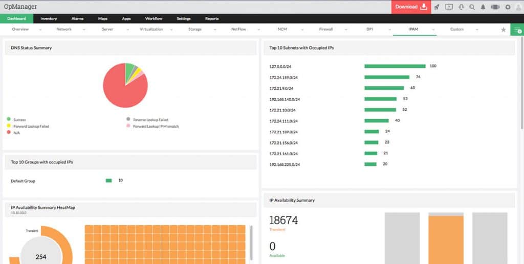 IPAM Dashboard