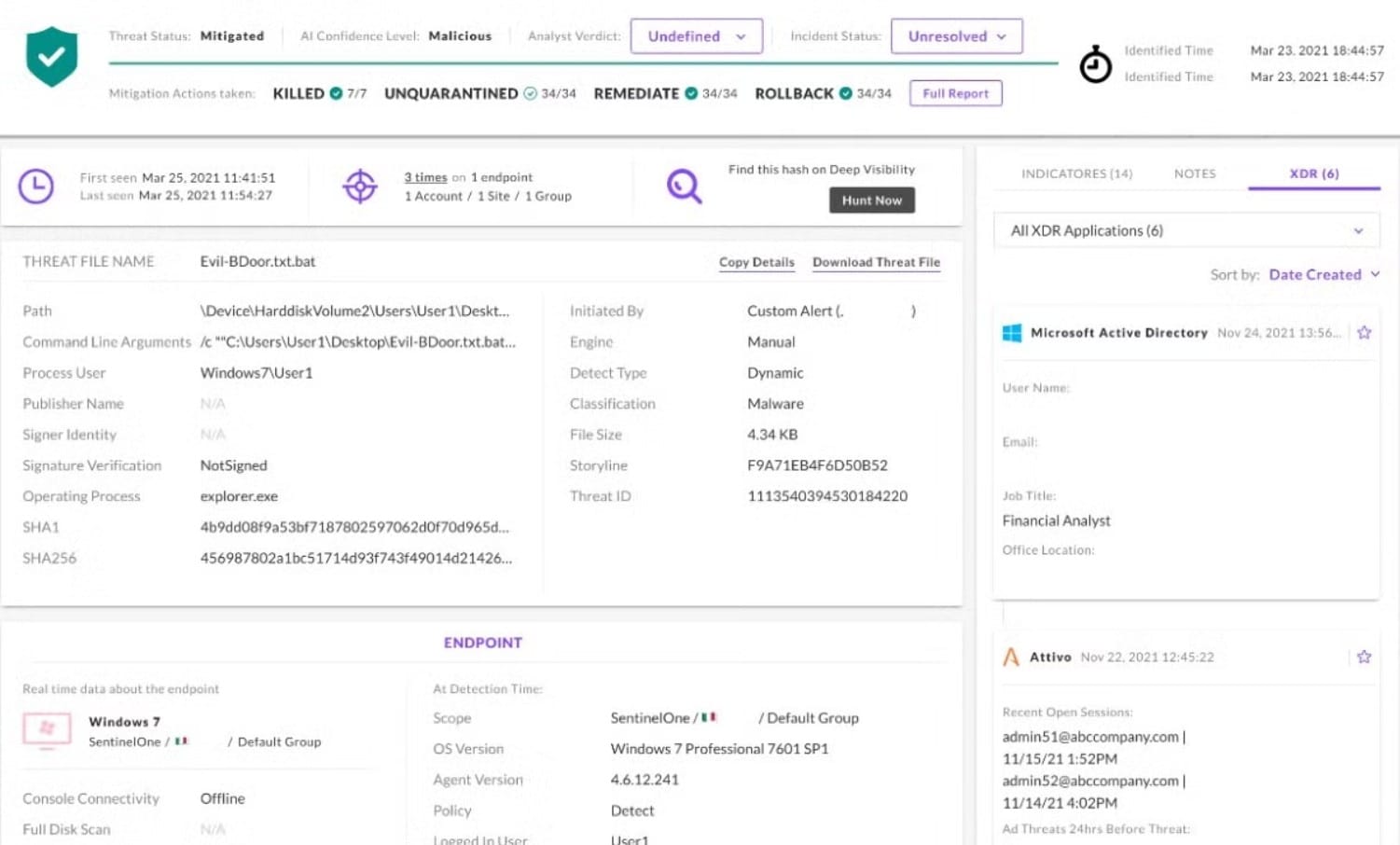 Sentinelone singularity antivirus