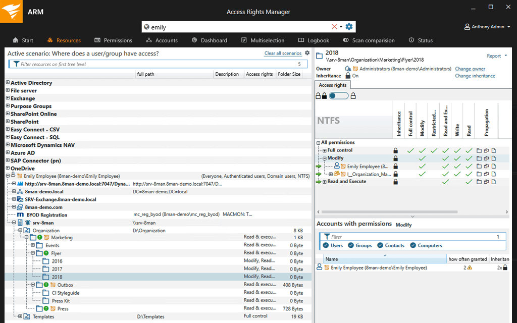 SolarWinds Access Rights Manager
