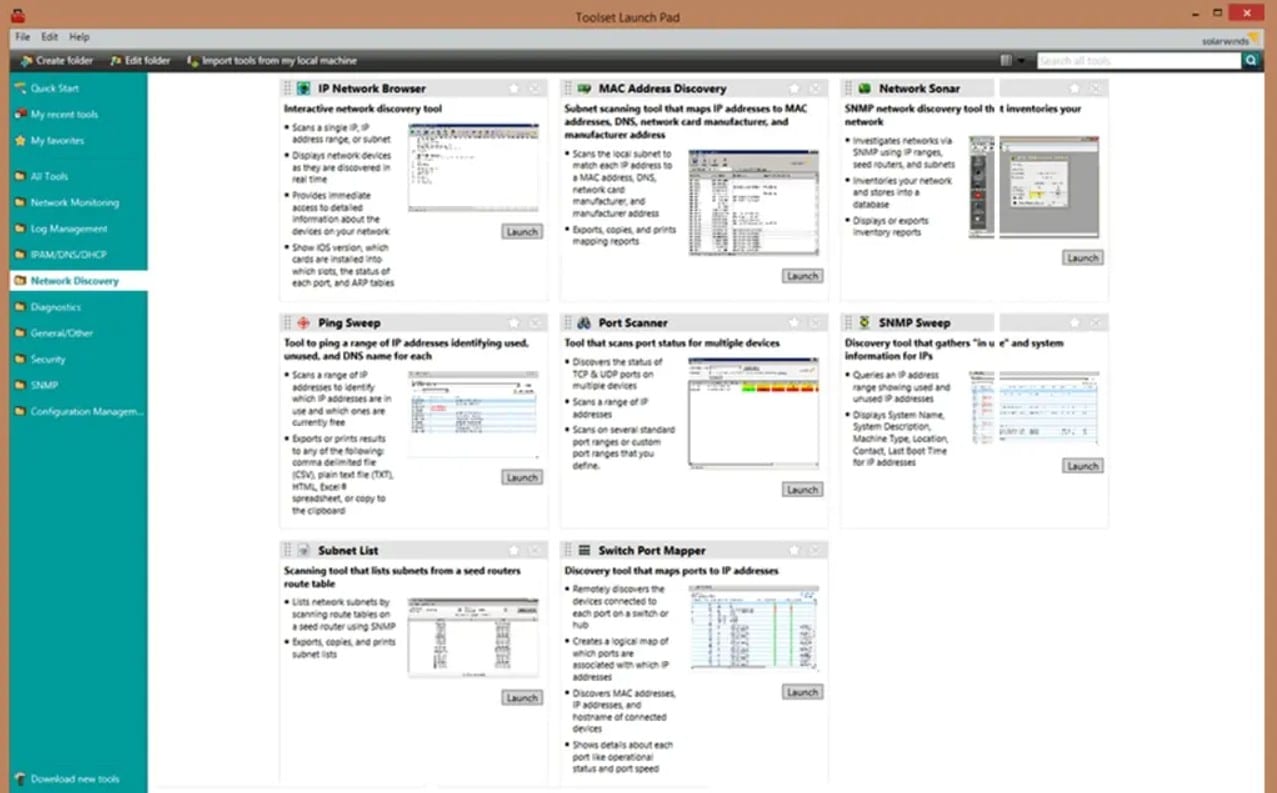 Solarwinds Engineer's Toolset