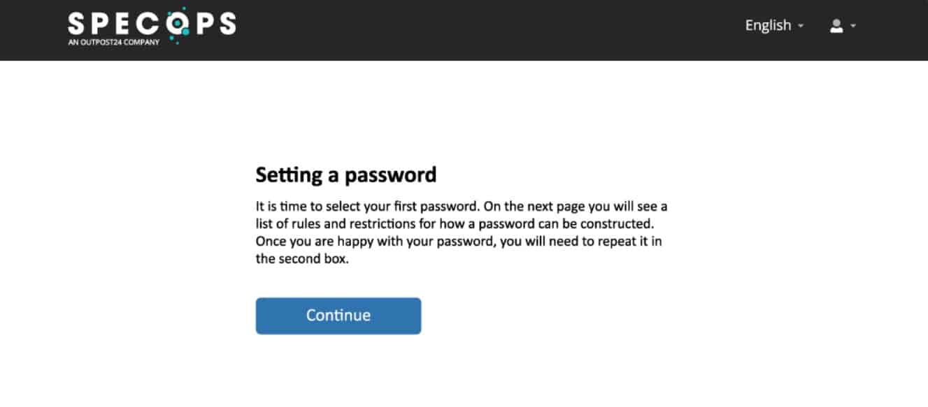 Specops ureset password reset