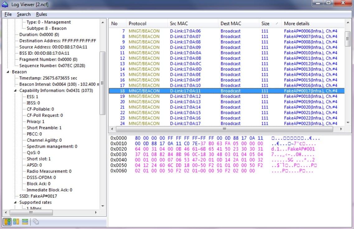 Tamos Commview for wifi