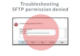 Troubleshooting SFTP permission denied
