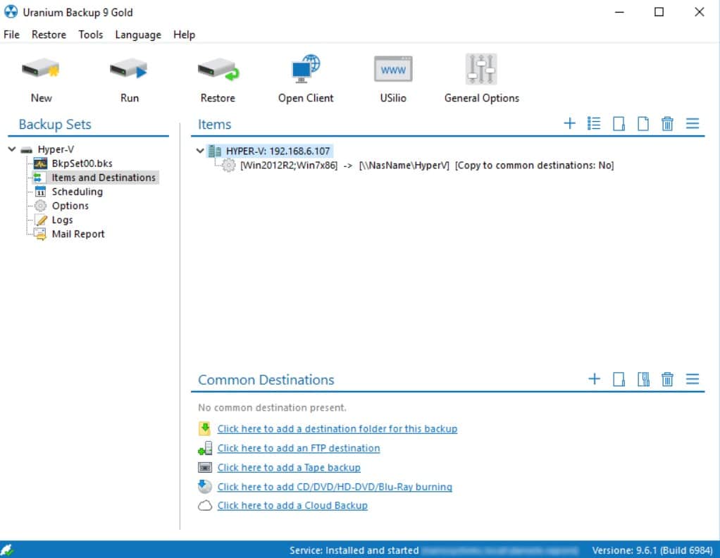 Uranium backup hyper-v