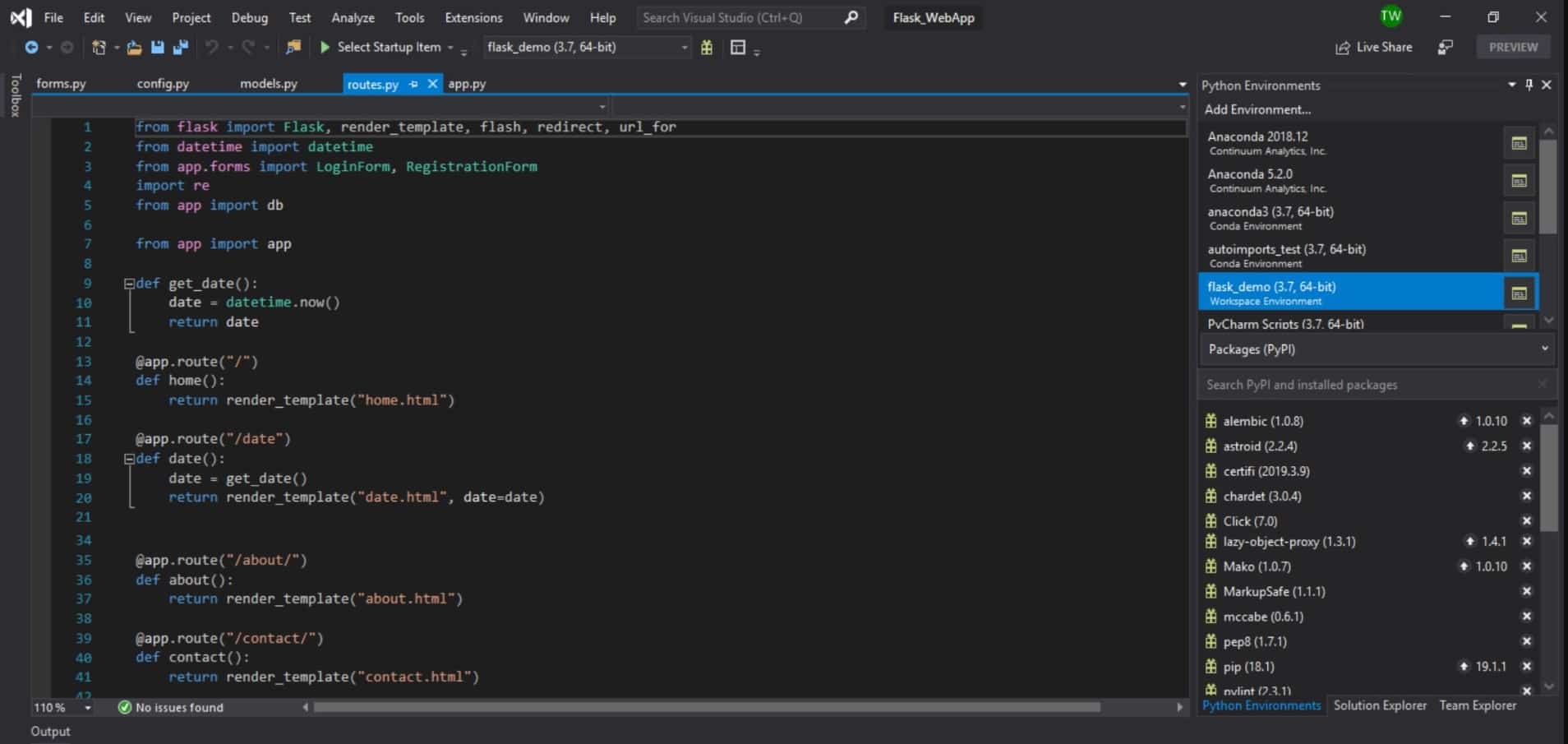 VisualStudio Python