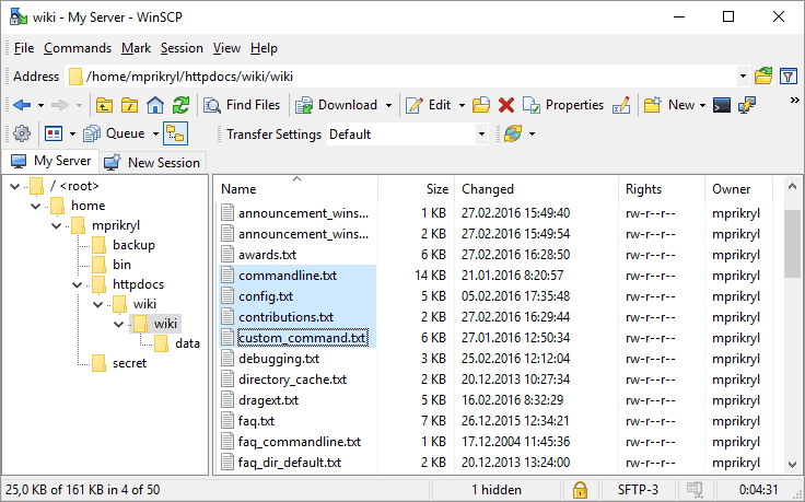 WinSCP