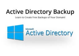 active directory backup – A tutorial and free guide