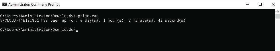check uptime uptime tool