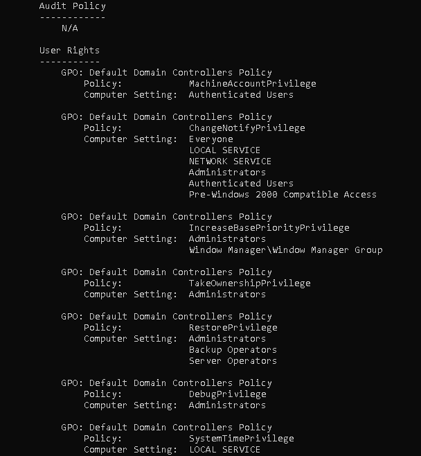 gpresult verbose information page3