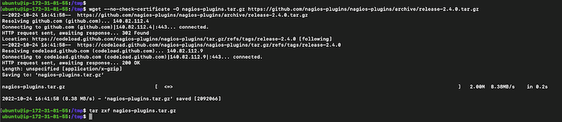 Downloading the Nagios Core Plugins