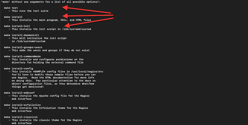 compile Nagios Core