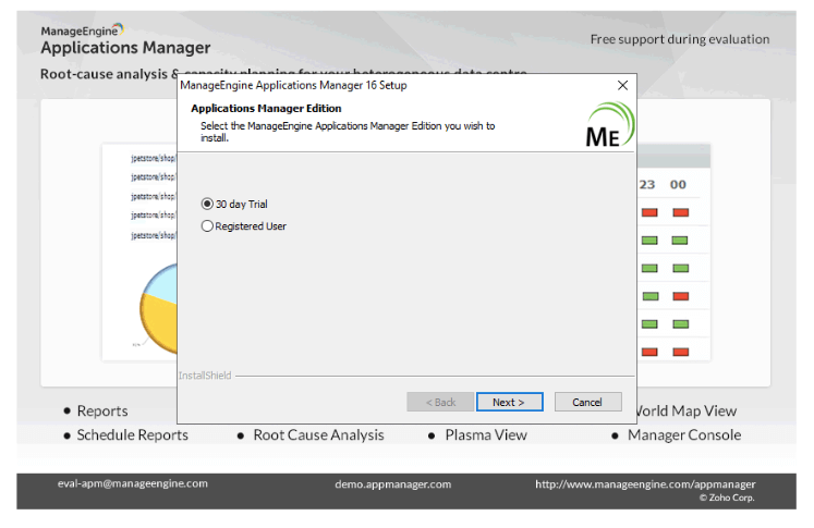ManageEngine Applications Manager 16 Setup