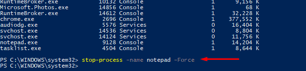 Tasklist command