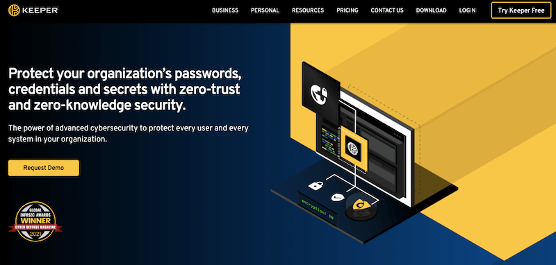 Keeper Enterprise Password Manager 
