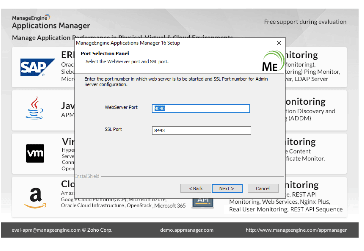 ManageEngine Applications Manager 16 Setup 