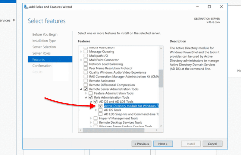Remote Server Administration Tools, Role Administration
