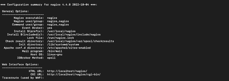 compile Nagios Core