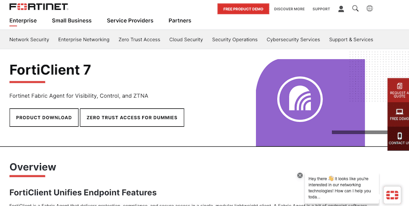 Fortinet’s FortiClient VPN