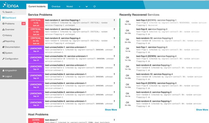 incinga screenshot