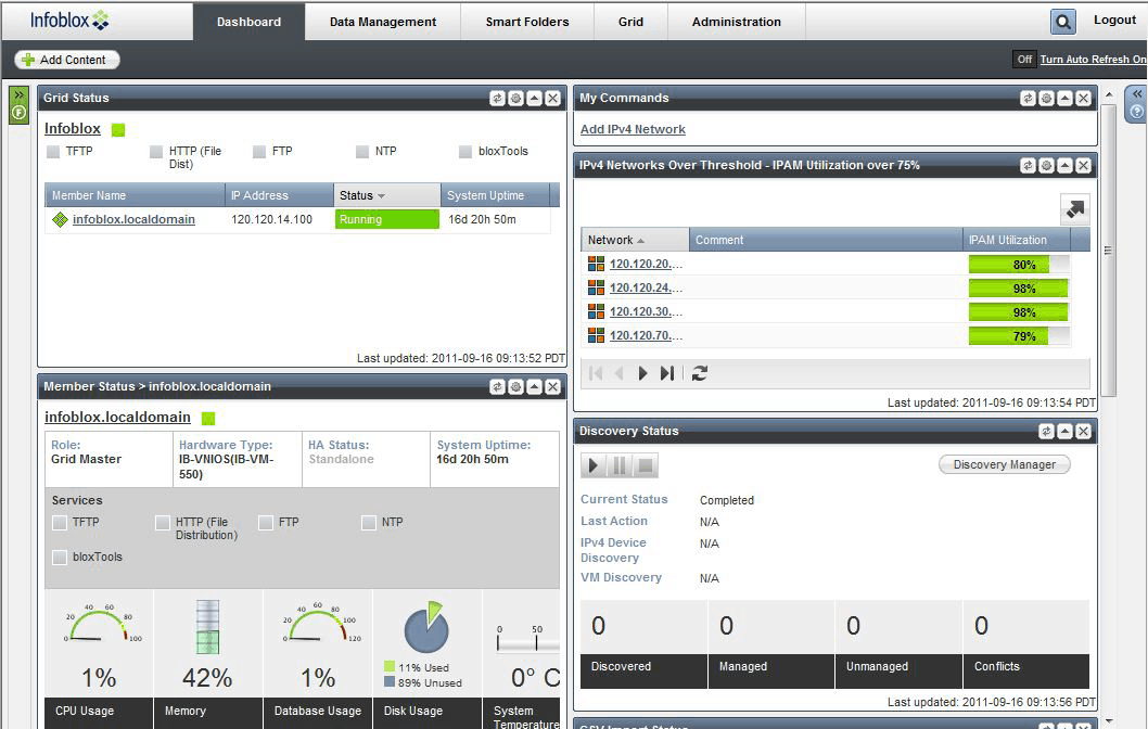 infoblox ipam screenshot