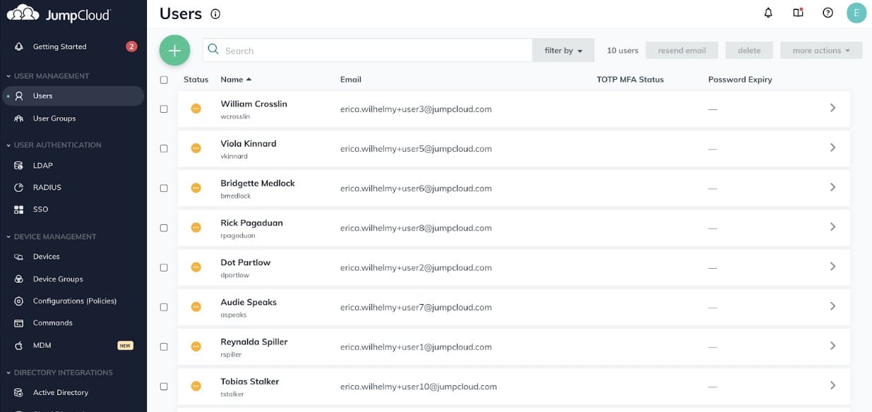 JumpCloud Directory Platform