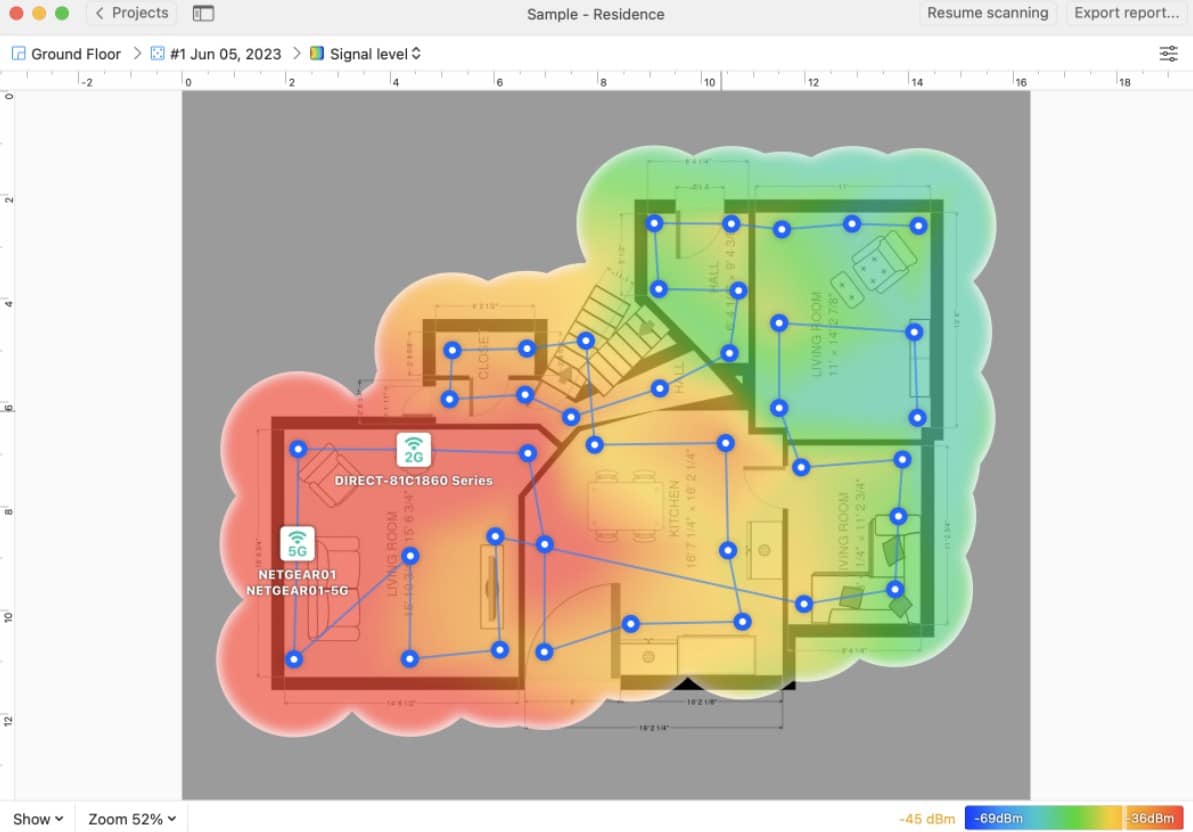 kismac heatmap