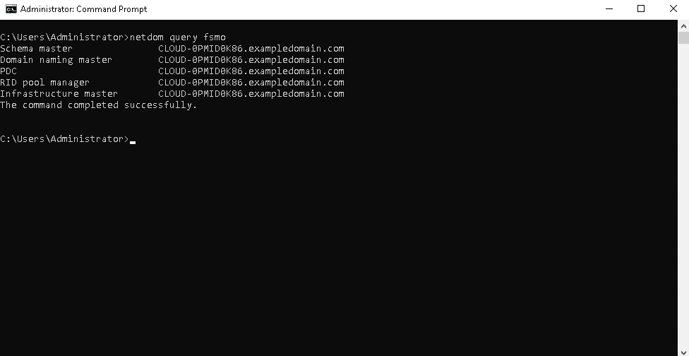list fsmo roles