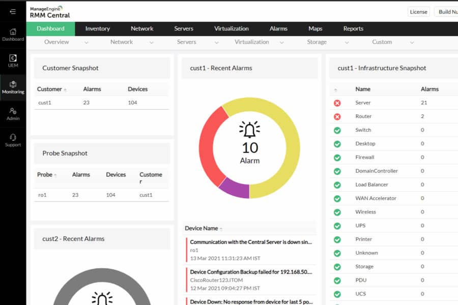 ManageEngine RMM Central