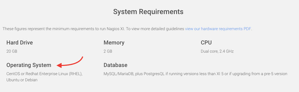 nagios system compatibility