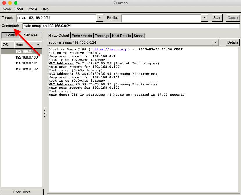 nmap