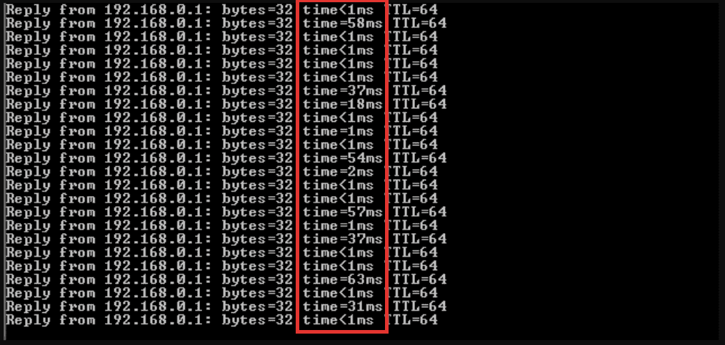 packet sequence to find jitter