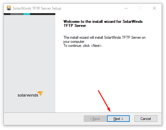 SolarWinds TFTP Server Setup