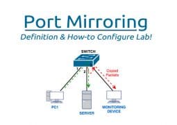 port mirroring explanation and howto tutorial and lab