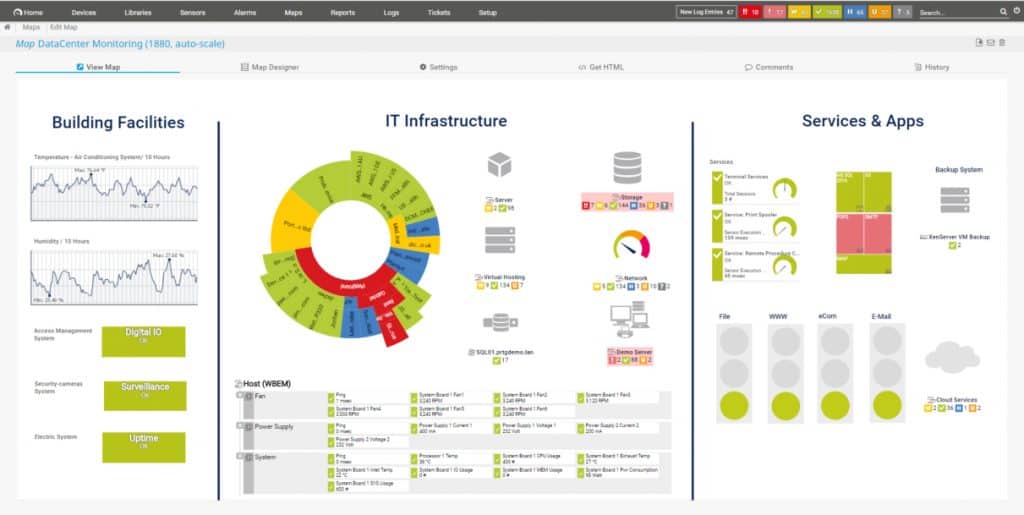 prtg it infrastructure monitoring