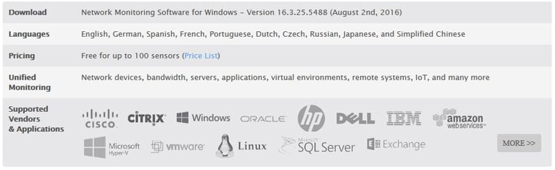 PRTG Syslog Server Review for Collecting Event Log info