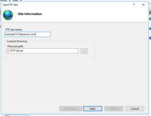 Installing a secure FTP server on Windows using IIS