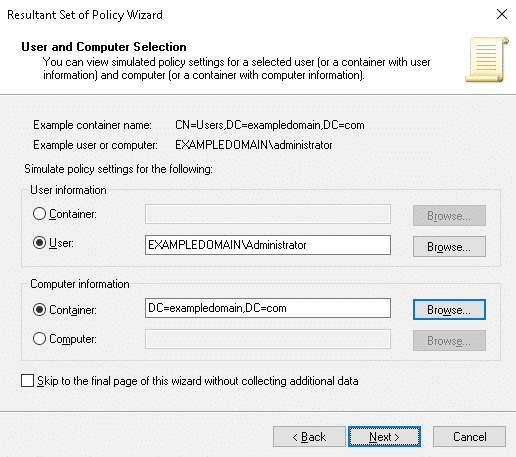 select user computer