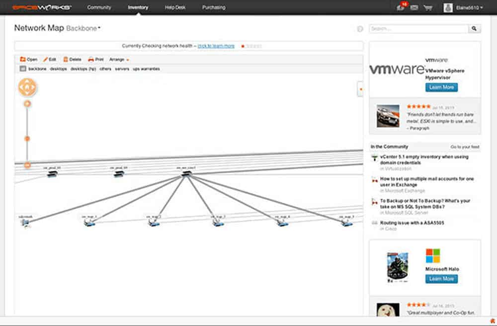 spiceworks map