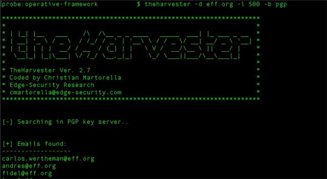 theHarvester