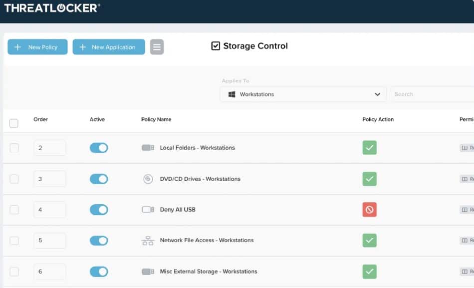threatlocker storage control