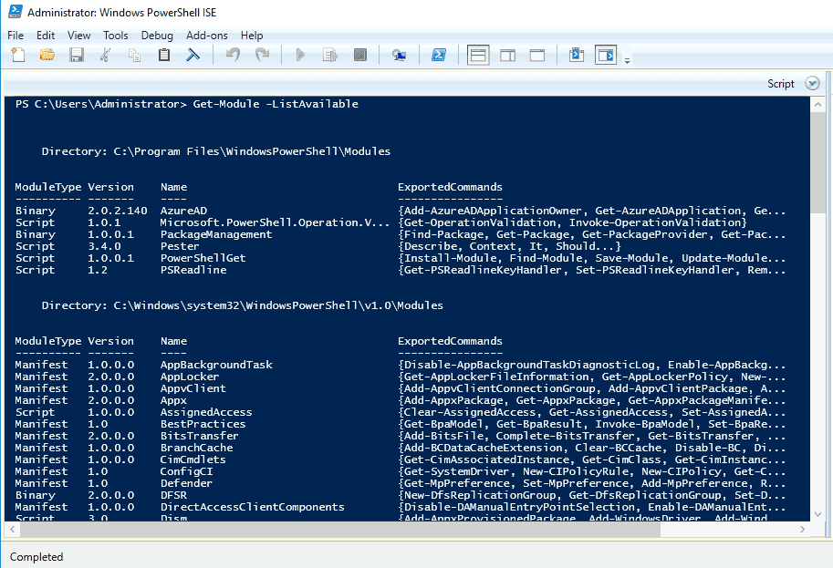 verify installed module