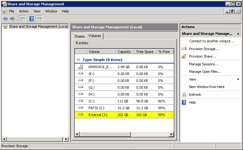 verify volume
