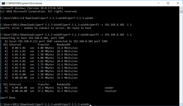 wifi throughput